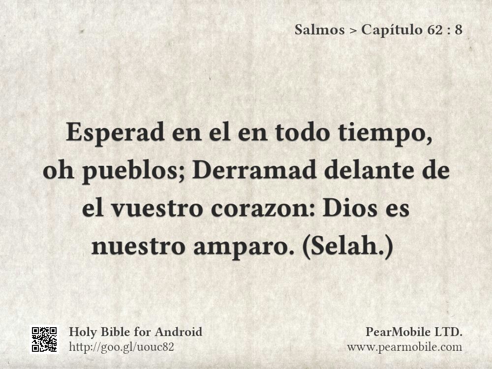Salmos, Capítulo 62:8